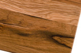 Modern Solid Drift oak Bench with Black Powder coated metal legs