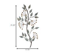 Colorful Petals Metal Decor