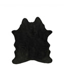 Faux Cowhide Rug 4 x 5  - Black