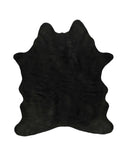 Faux Cowhide Rug 5 x 7  - Black