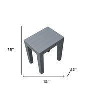 Super Sturdy Plastic Shower Stool in Gray