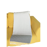 Black and White Squares and Stripes Turkish Towel or Throw Blanket