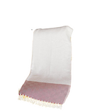 70" Turkish Cotton Handwoven Throw Blankets in Red