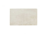 Luxe Faux Rabbit Fur Rectangular Rug 3 x 5   - Ivory