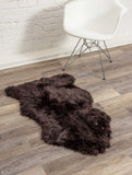 2' x 3' Ivory New Zealand Natural Sheepskin Rug