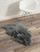 2' x 3' Ivory New Zealand Natural Sheepskin Rug