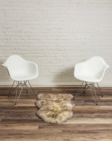 2' x 3' Ivory New Zealand Natural Sheepskin Rug