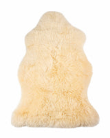 2' x 3' Ivory New Zealand Natural Sheepskin Rug