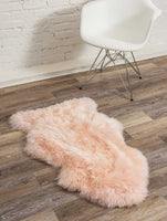 2' x 3' Ivory New Zealand Natural Sheepskin Rug