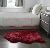 2' x 3' Ivory New Zealand Natural Sheepskin Rug