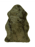 2' x 3' Ivory New Zealand Natural Sheepskin Rug