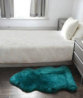 2' x 3' Ivory New Zealand Natural Sheepskin Rug