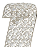 Gold and Faux Crystal  Swirling Wall Sconce