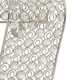Gold and Faux Crystal  Swirling Wall Sconce