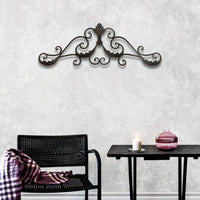 Brown Curved Rustic Door Topper Wall Decor