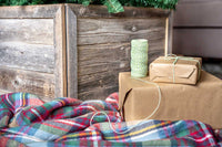 23" Natural Weathered Gray Plank Christmas Tree Collar