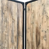 4 Panel Brown Room Divider