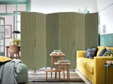 3 Panel Green Soft Fabric Finish Room Divider