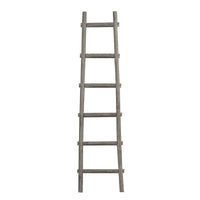 6 Step Brown Decorative Ladder Shelve