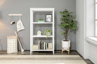 60" Bookcase with 2 Shelves in White