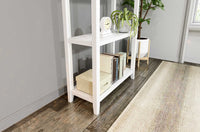 60" Bookcase with 2 Shelves in White