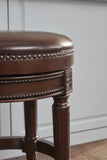 Counter Height Stool in Distressed Walnut Finished