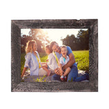 12"x13" Rustic Smoky Black Picture Frame