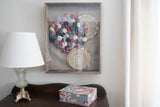 18x24 Rustic Weathered Grey Picture Frame with Hanger