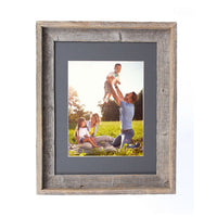 16x20 Rustic Cinder Picture Frame with Plexiglass Holder