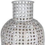 Large Metal Cane Design Vase Decor