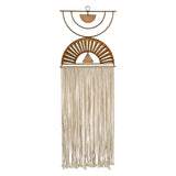 Bronze Metal Macrame Wall Decor