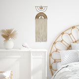 Bronze Metal Macrame Wall Decor