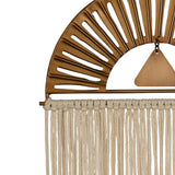 Bronze Metal Macrame Wall Decor