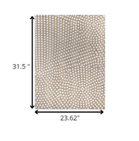 Gold Dotted Pattern Wall Decor