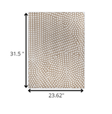 Gold Dotted Pattern Wall Decor