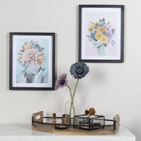 Rustic Brown Oval Wooden Tray