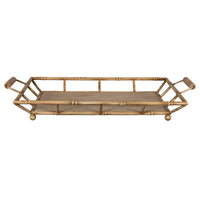 Tropical Wooden Bamboo Tray