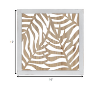 Abstract Natural Palm 1 Wall Decor