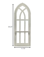 White Window Arch Wall Shelf