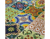 5" X 5" Mediterranean Brights Peel and Stick Removable Tiles