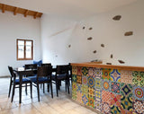 5" X 5" Mediterranean Brights Peel and Stick Removable Tiles