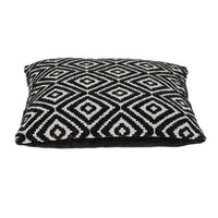 Ebony and Ivory Diamonds Throw Pillow