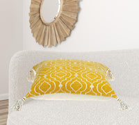 Daffodil Yellow Throw Pillow