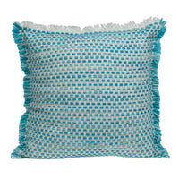 Aqua Blue Throw Pillow