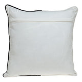 Black and White Abstract Accent Pillow