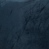 Inky Blue Velvet Lumbar Throw Pillow