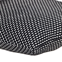 Super Black and White Check Throw Pillow