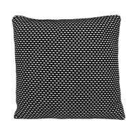 Super Black and White Check Throw Pillow
