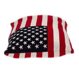 American Flag Lumbar Throw Pillow
