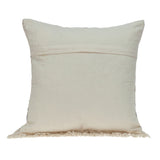 Black White and Tan Textured Pillow